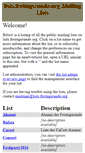 Mobile Screenshot of lists.freitagsrunde.org