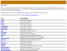 Tablet Screenshot of lists.freitagsrunde.org